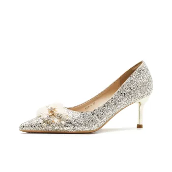KATHRYN WILSON Slim Heel High Heels 6cm Women's Champagne