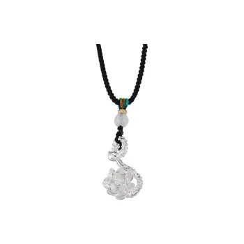Shunqin Silver Building S999 Fine Silver Sterling Silver Necklaces Women's