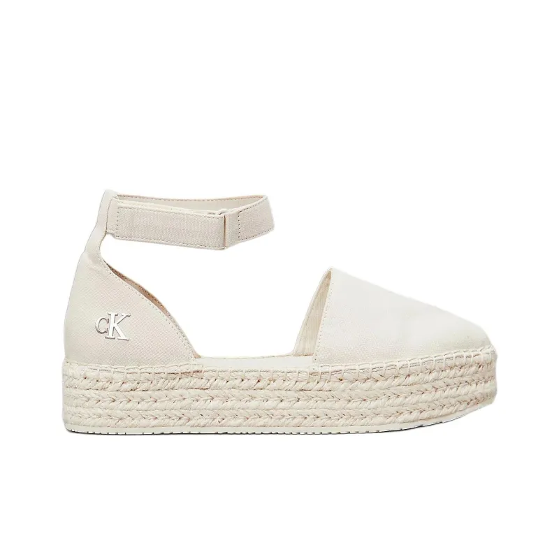 CKJ CALVIN KLEIN JEANS Espadrilles Women's White-1