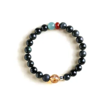 WJT Obsidian Jade Bracelets Unisex