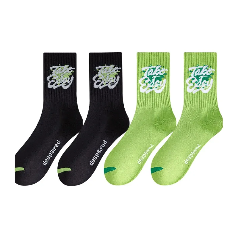 Cotton Gene Mid-Calf Socks Men's 4 Pack-12