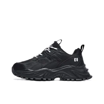 BEILIANYA Chunky Sneakers Unisex Low Top Black Warrior/Gray