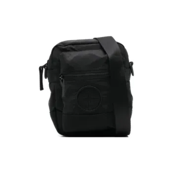STONE ISLAND Nylon Crossbody Bag Men's Black