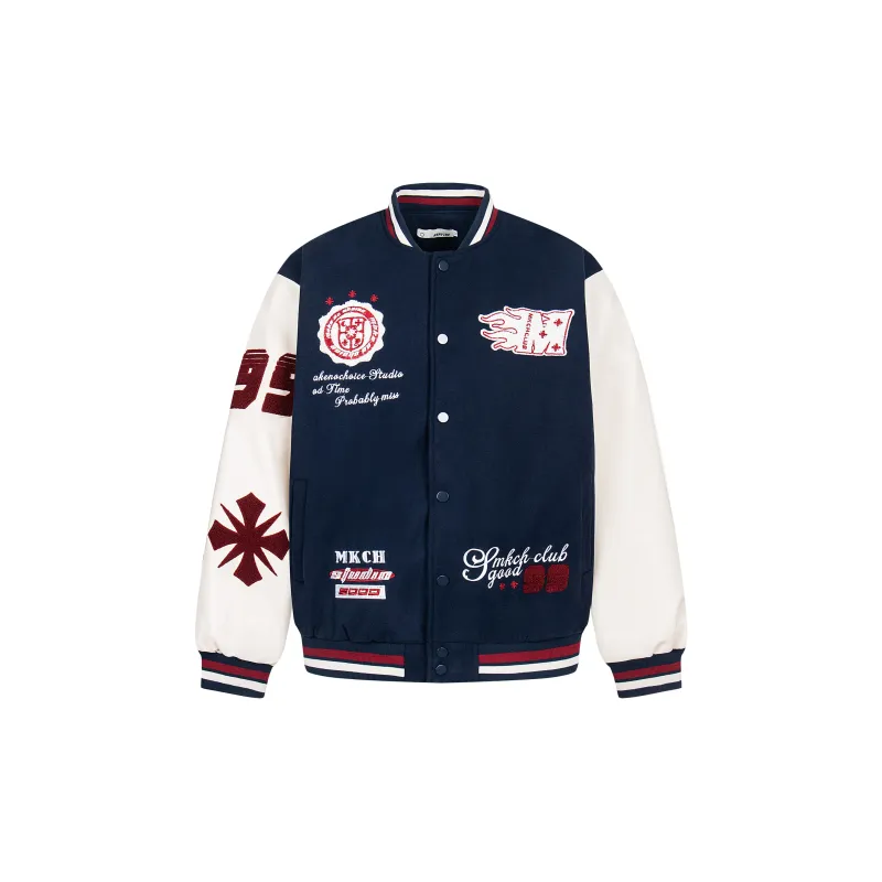 Xmithie Baseball Jacket Coat Unisex-2