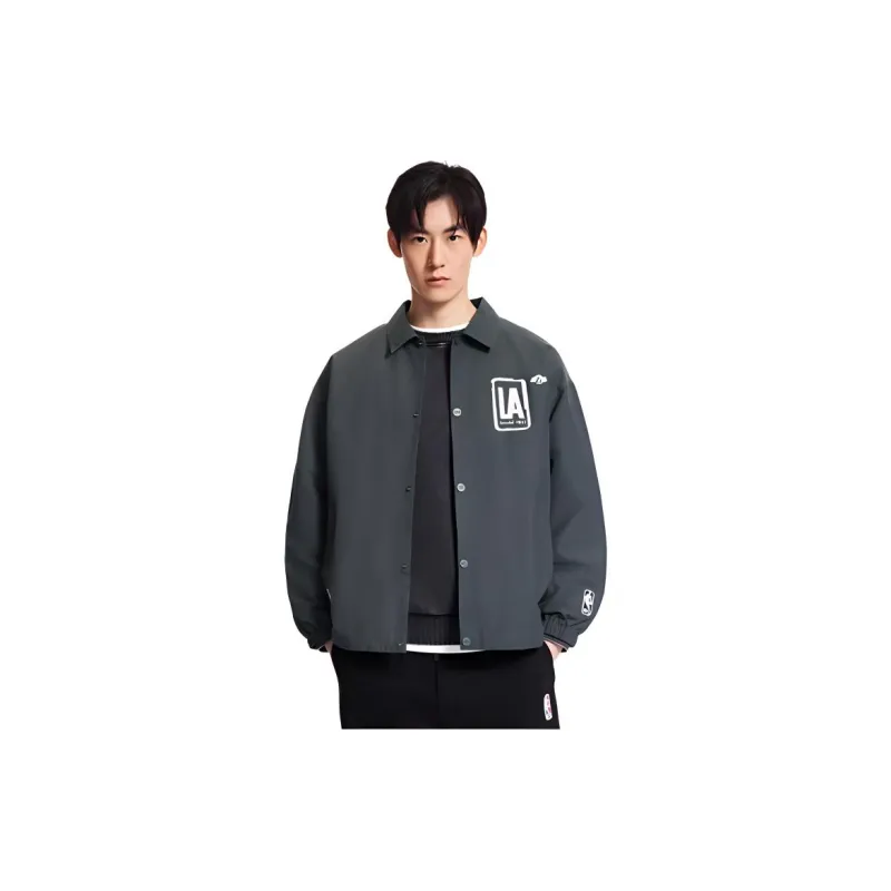 JACK JONES· x NBA Jacket Men's Black Sandy-6