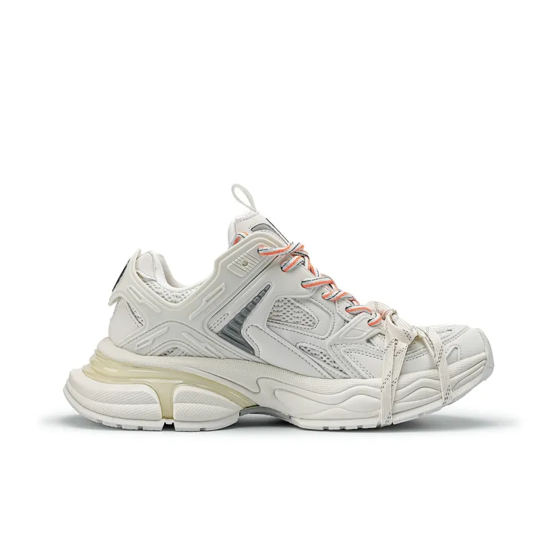 K WANG Height Increasing Wear Resistant Slip Resistant Low Top Chunky Sneakers Unisex-1