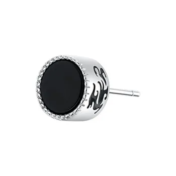 ZANC 999 Fine Silver Stud Earrings Unisex