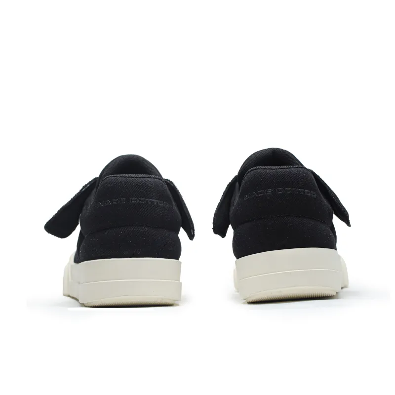 ESTEE GEEA Wear-Resistant Lightweight Breathable Height Increasing Low-Top Skateboard Shoes Unisex White Black-3