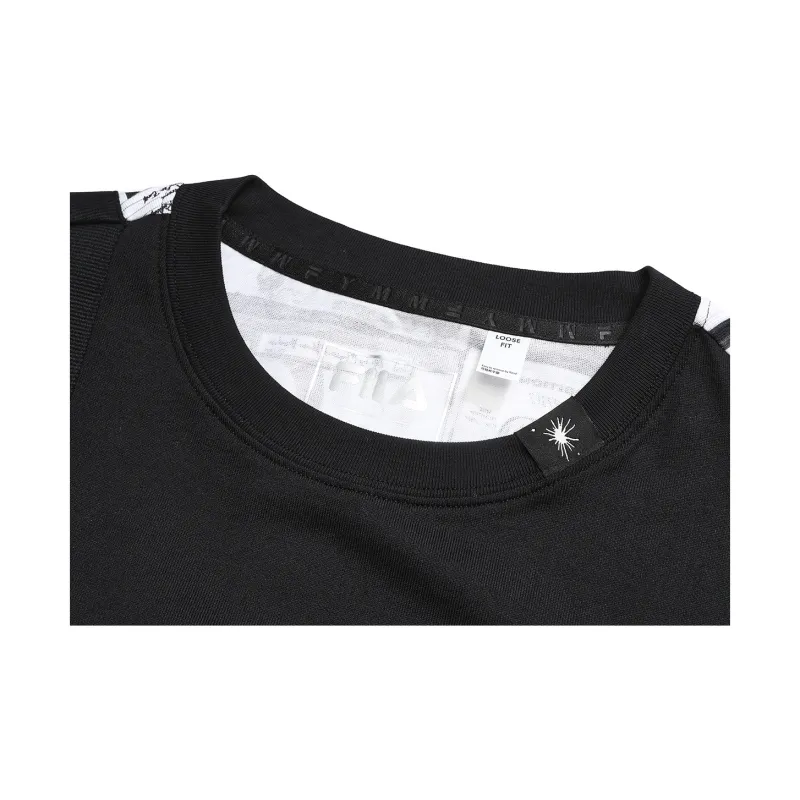 FILA MIHARA YASUHIRO Collaboration Collection T Shirt Men's Black-3