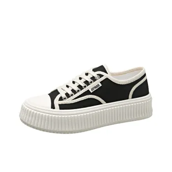 WUJI Anti Slip Wear Resistant Low Top Canvas Shoes Women's