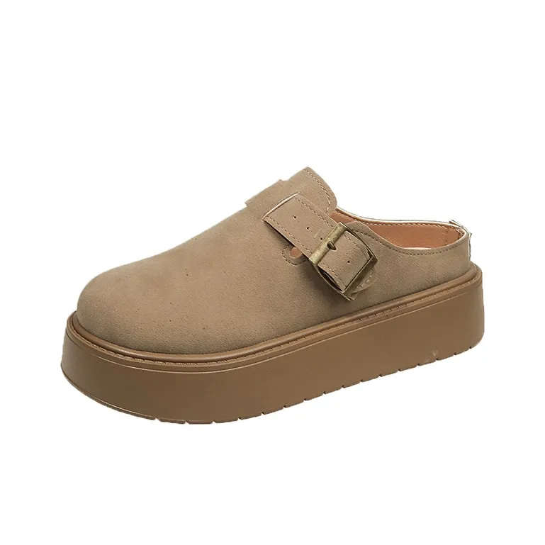 Nrillo Abrasion-Resistant Slip-Resistant Wrap-toe Slippers Women's-0
