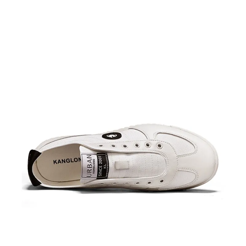 KANGLONG Non slip Lightweight Low Top Canvas Shoes Men's-9