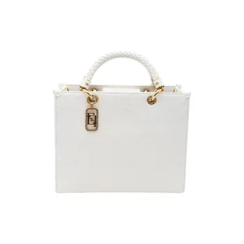 Elisabetta Franchi Polyester Handbag Women's White