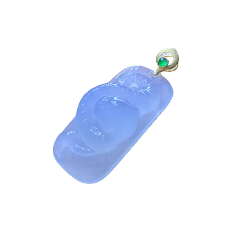 Bracelet Great Demon King Liu Yidao Ice Type Jadeite Pendants Unisex-0