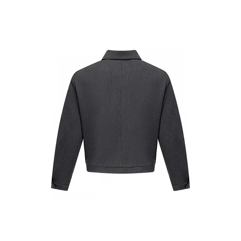 TESTUNG Jackets Unisex Dark Gray-1
