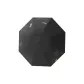 Manual 8-Rib Sun and Rain Umbrella-Elegant Black