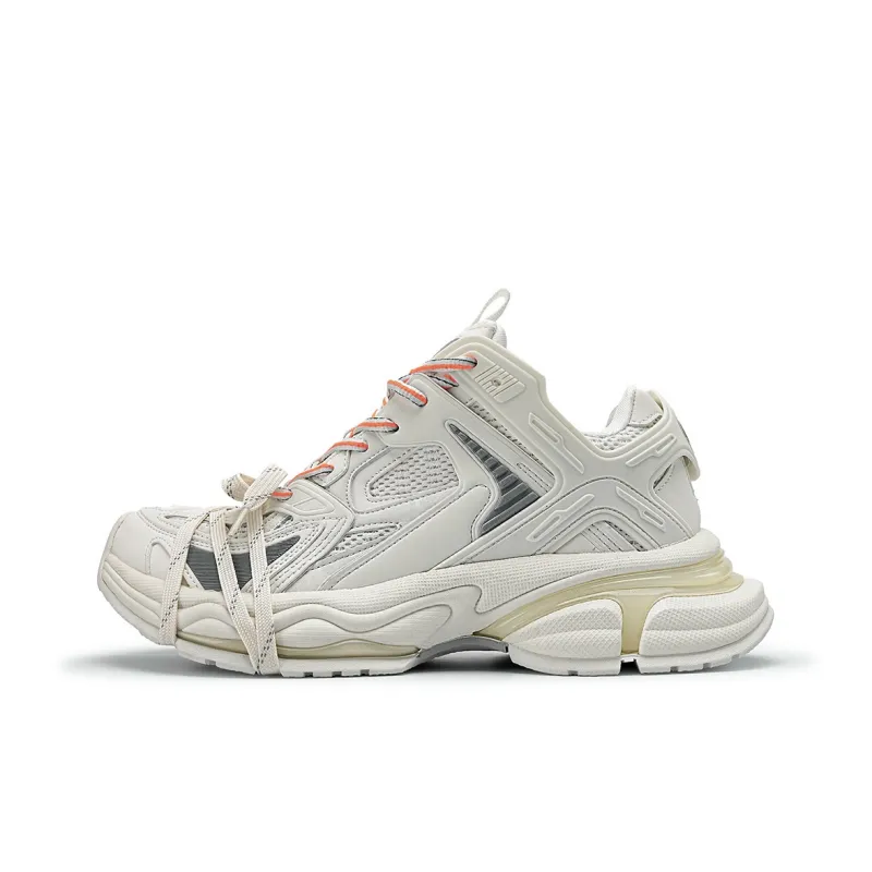 K WANG Height Increasing Wear Resistant Slip Resistant Low Top Chunky Sneakers Unisex-0
