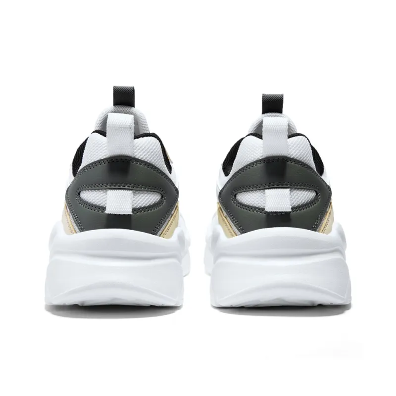 QIAODAN Dry Running Shoes Men's White Green-3