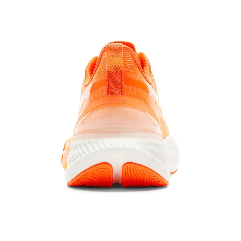 PEAK Cushioned Slip Resistant Abrasion Resistant Low Top Training Running Shoes Men's Flame Tangerine-4