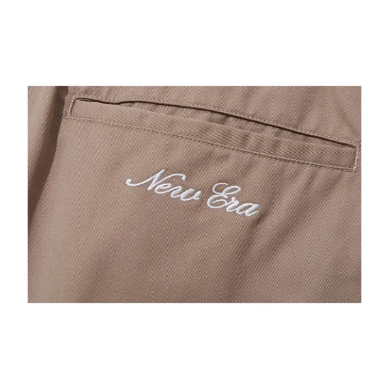 New Era Casual Pants Unisex Gray Brown-3