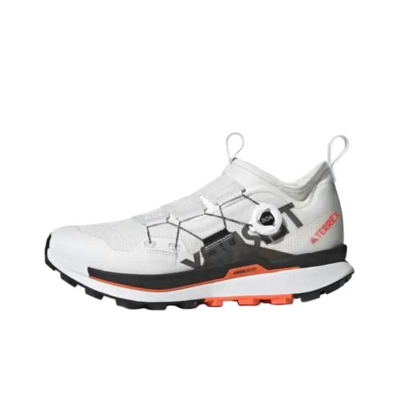 Adidas Terrex Agravic Pro Anti-Slip Wear-Resistant Low-Top Running Shoes Unisex Gray Black Orange-0