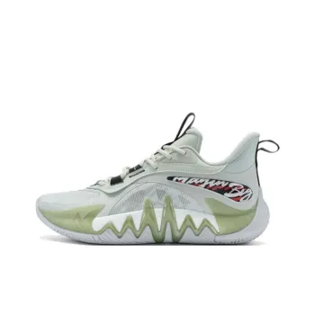 XTEP Reverse 2nd Generation Cushioned Slip-Resistant Low-Top Basketball Shoes Men's Green Black