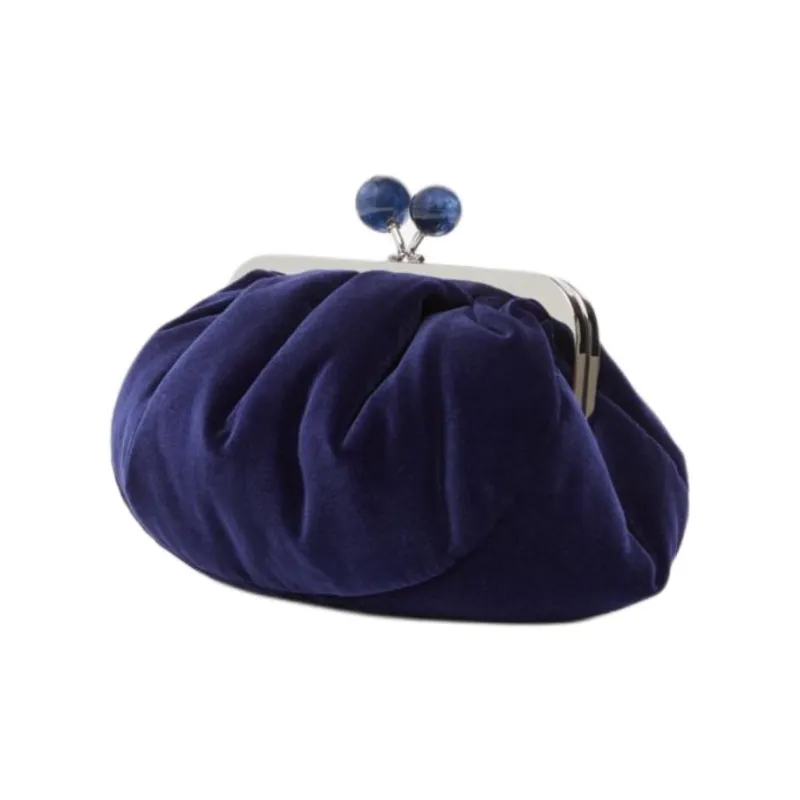 WEEKEND MaxMara Polyester Bakery Bag Shoulder Bag Small Size Women's Blue-1