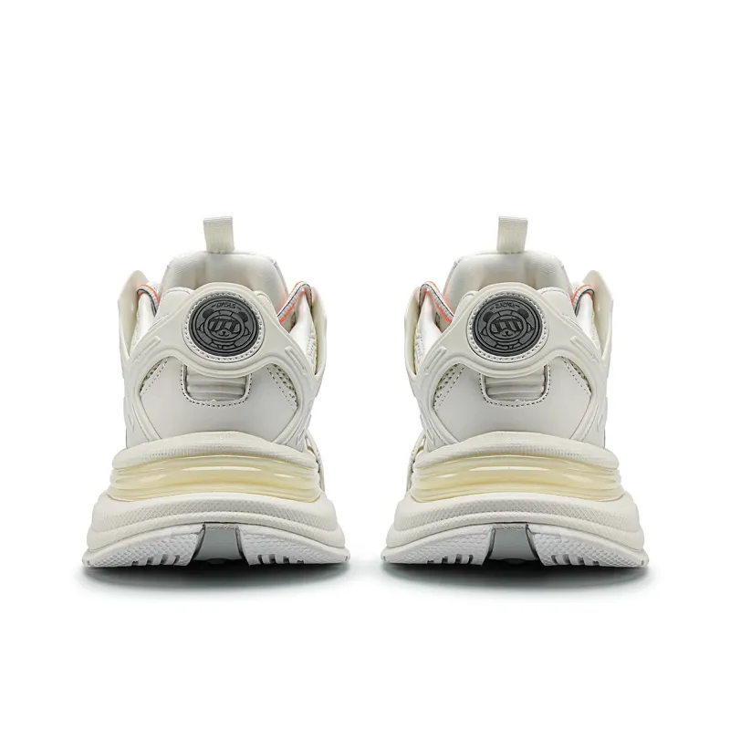 K WANG Height Increasing Wear Resistant Slip Resistant Low Top Chunky Sneakers Unisex-4