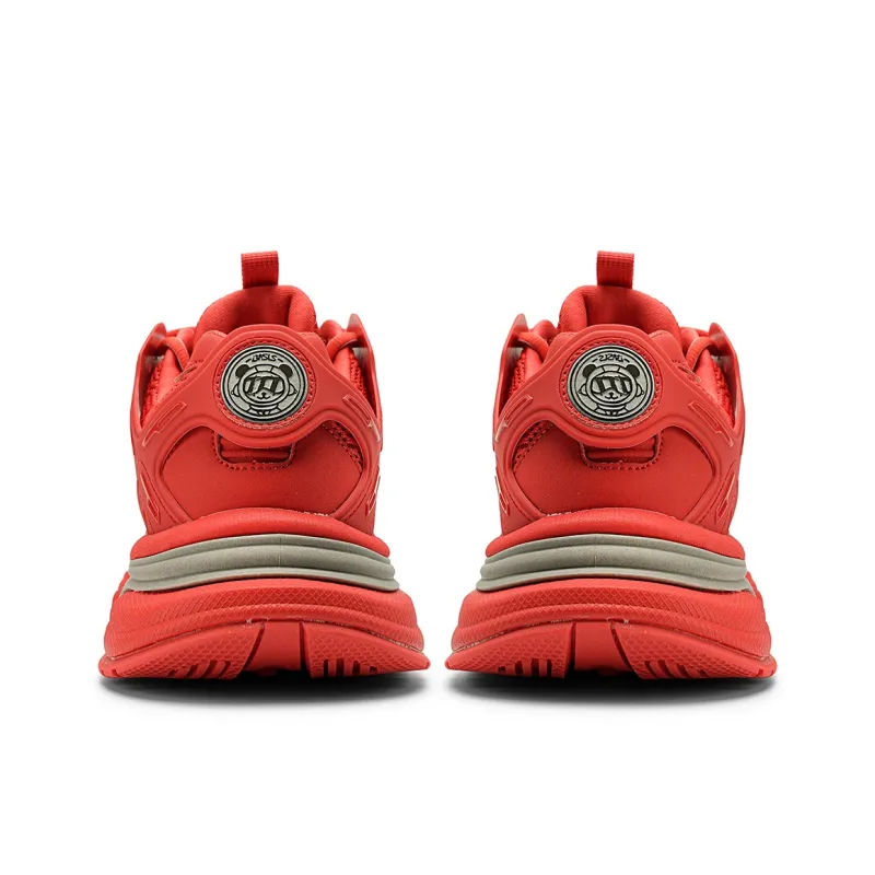K WANG Height Increasing Wear Resistant Slip Resistant Low Top Chunky Sneakers Unisex-21