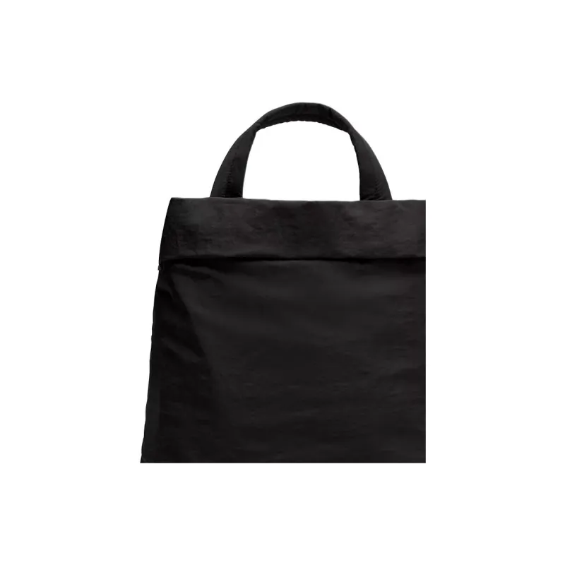 Lululemon Recycled Nylon Tote Bag Shopping Bag One Shoulder Handbag Unisex Black-4