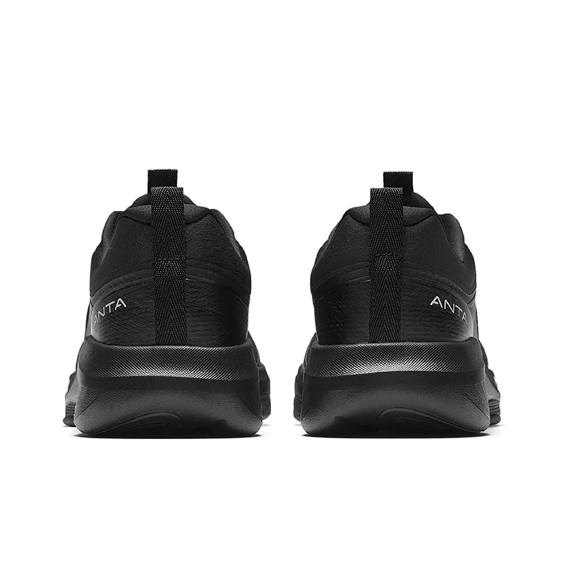 CHAOJIANTA Cushioned Slip-Resistant Abrasion-Resistant Low-Top Training Shoes Men's Basic Black-3