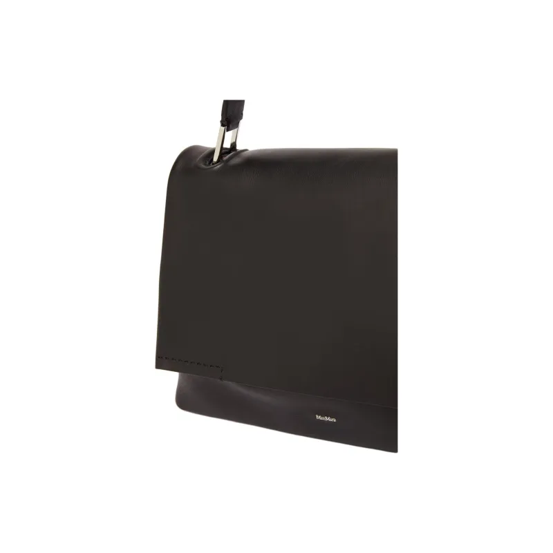 MaxMara Calfskin Shoulder Bag Women's Black-4