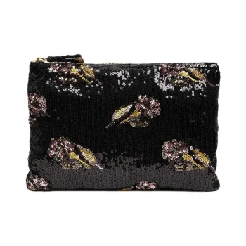 La DOUBLEJ. Sequins Clutch Women's Black & Multicolor