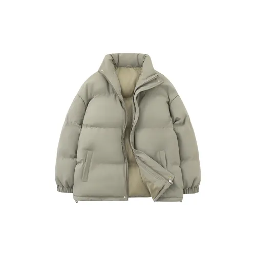 MIIOW Puffer Jacket Unisex Gray Green