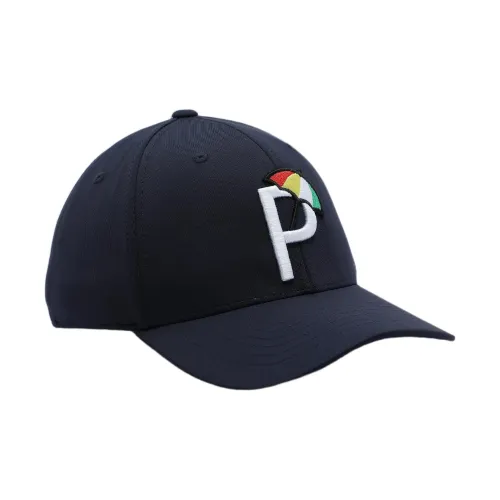 PUMA Polyester Elastane Baseball Caps Men's Black
