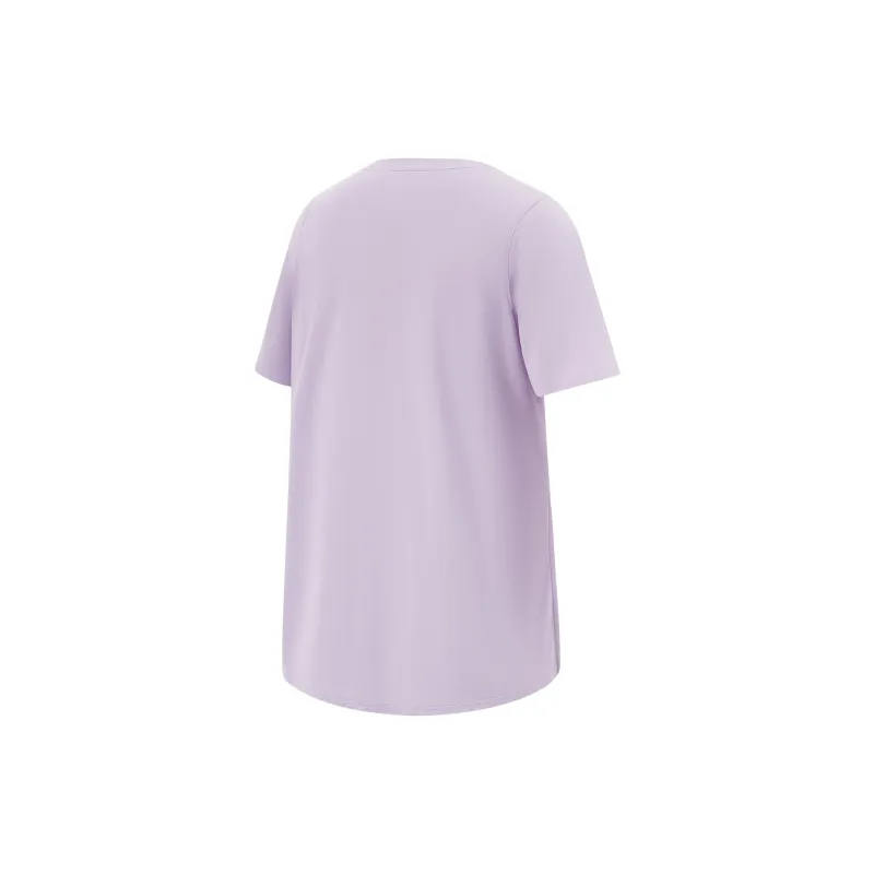 LiNing Fitness Series T Shirt Women's Dusk Purple-1