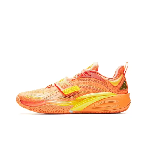 Anta KAI 1 Cushioning Wear Resistant Low Top Basketball Shoes Men
s Orange Yellow