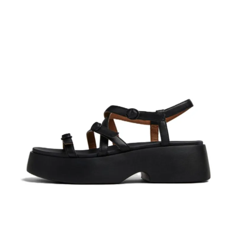 CAMPER Tasha Strap Sandals 4.9cm Women's Black-0