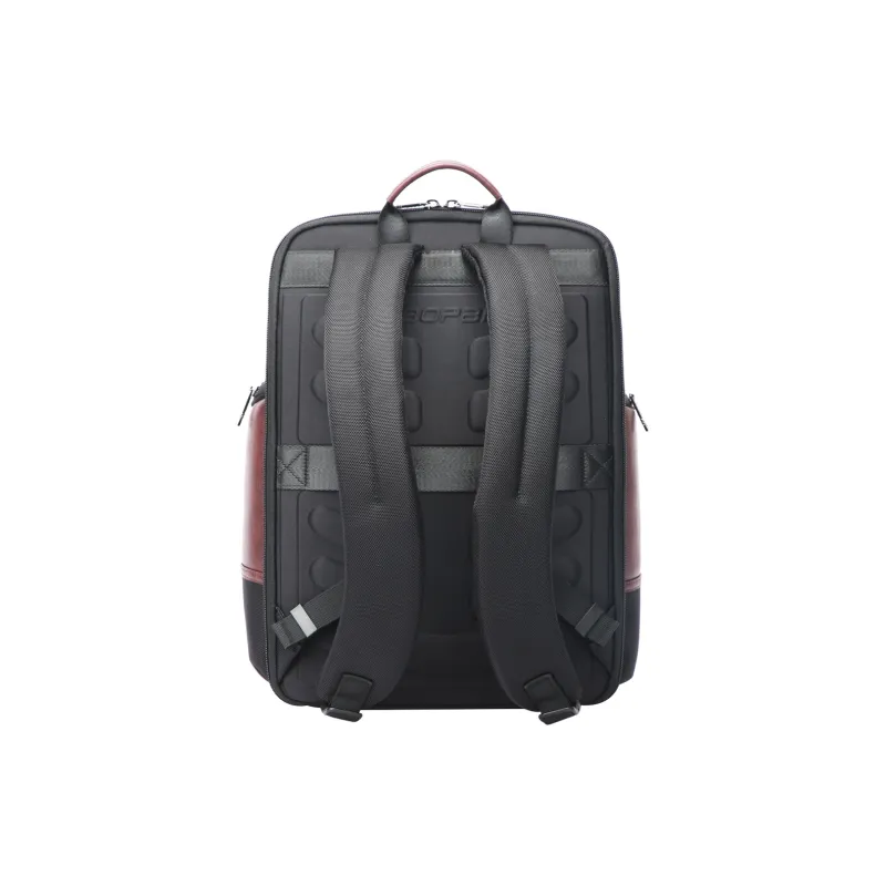 BOPAI Fabric Backpack Regular Men's Black/Black Red-10
