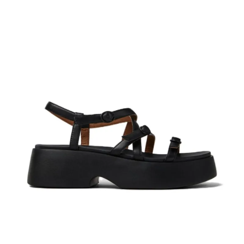 CAMPER Tasha Strap Sandals 4.9cm Women's Black-1