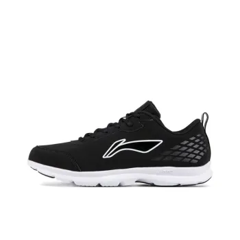 LiNing Low Top Running Shoes Unisex Black White