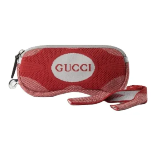 GUCCI Fabric Storage Bag Men's Red