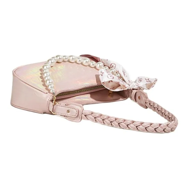 SEPTWOLVES PU Shoulder Bag, Crossbody Bag, Handbag Medium Size Women's Pink-4