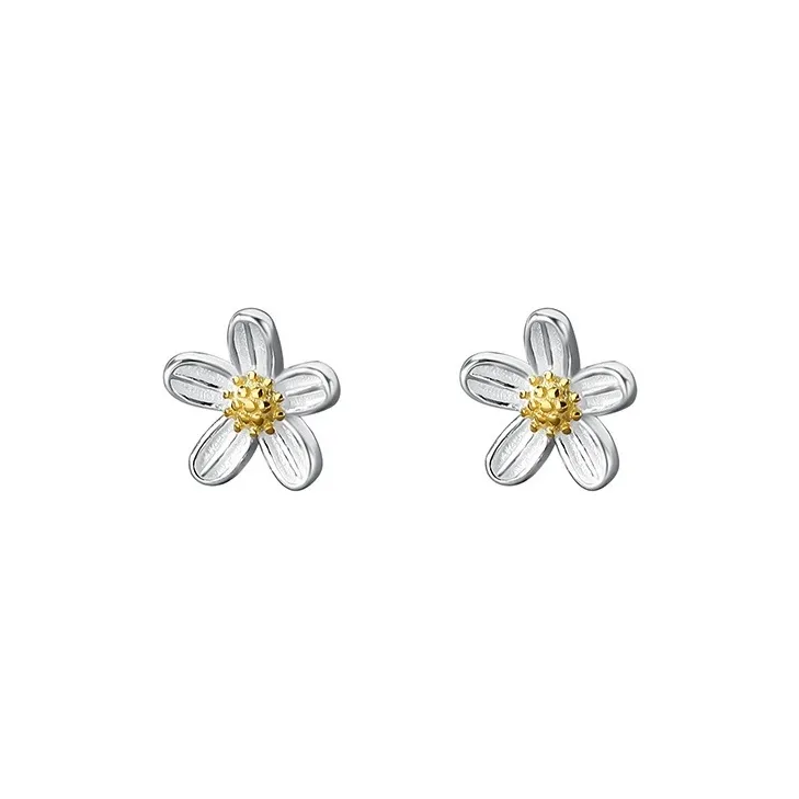 NVBBK Sterling Silver Stud Earrings Women's-0