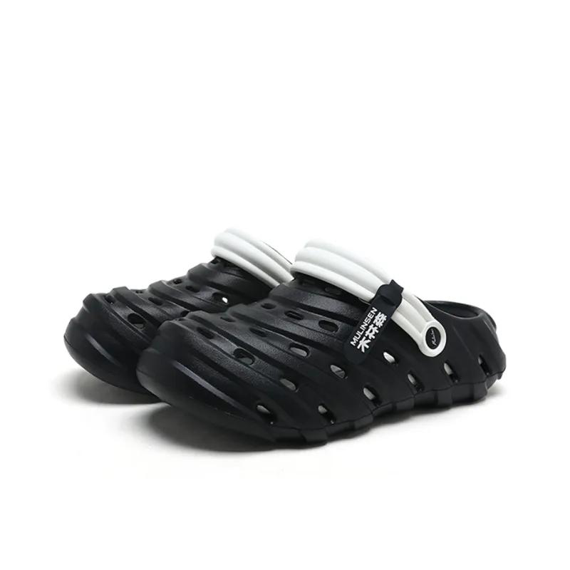 Mulinsen Clogs Men's Black White-2