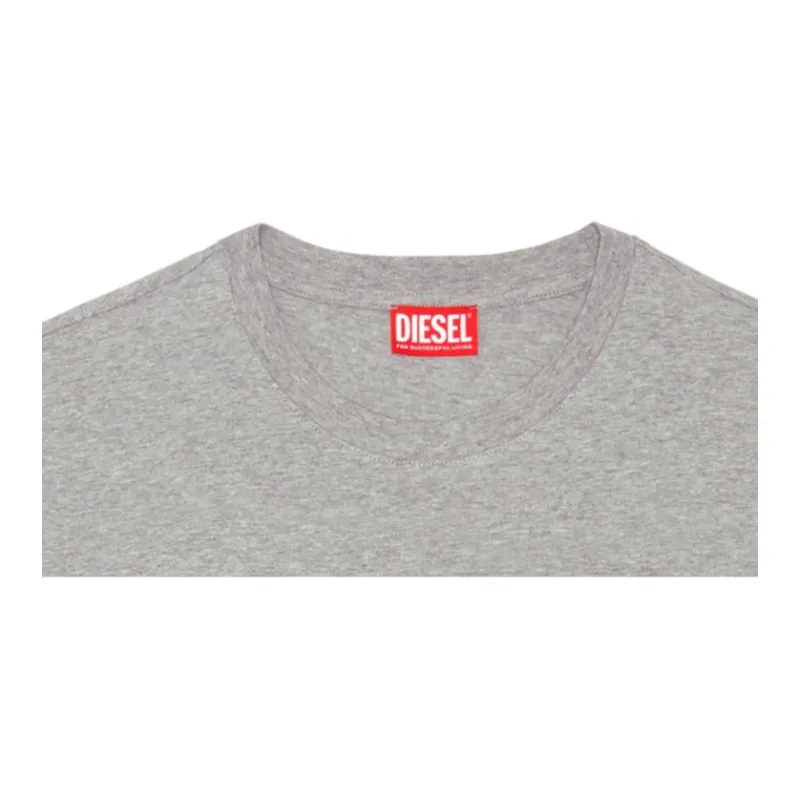 DIESEL Logo Detailed Crewneck T Shirt-3