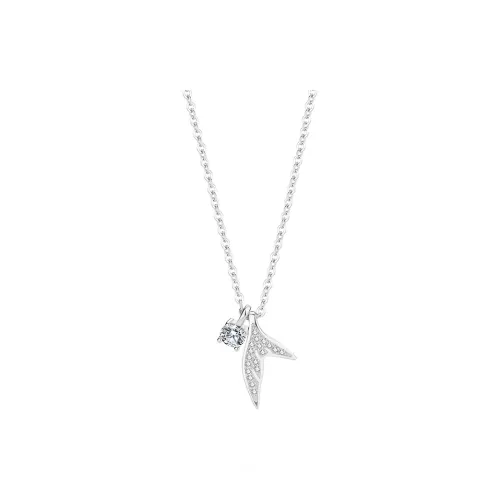Heart Grass S925 Silver Necklaces Women's