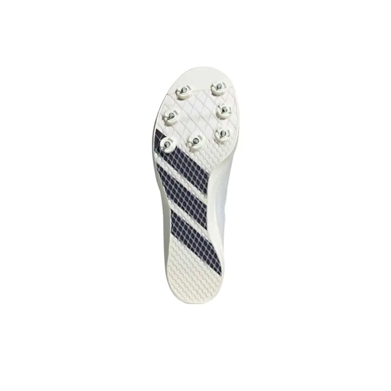 Adidas Anti Slip And Wear Resistant Functionality White Black Track Shoes Unisex Low Top Upper Height-3