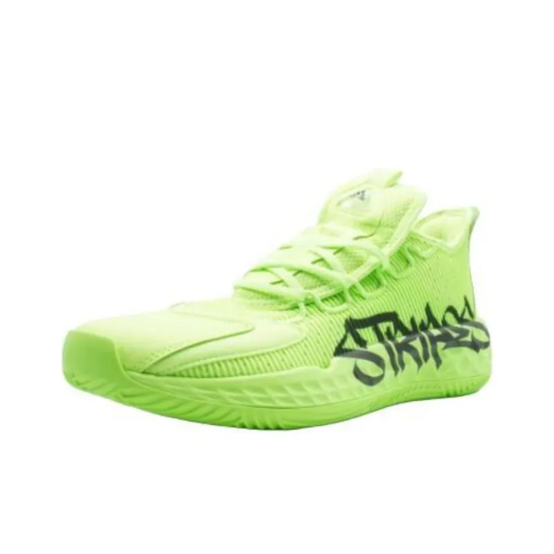 Adidas Anti-Slip Wear-Resistant Low-Top Tennis Shoes Men's Green-2