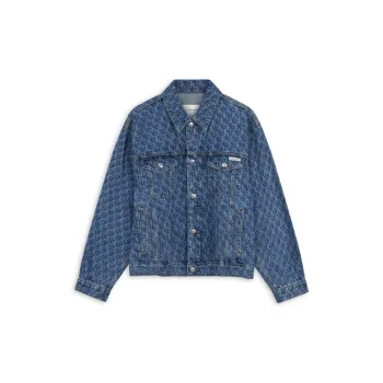 CALVIN KLEIN Denim Jacket Men's XE8 Denim Blue